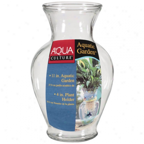 Aqua Culture 11" Aquatic Garden Fish Bowl