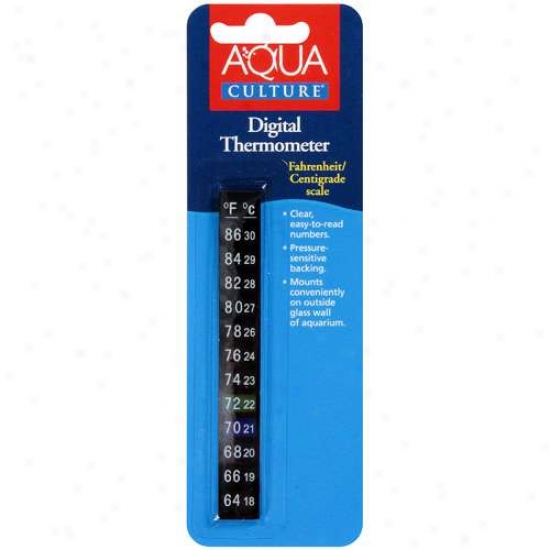 Aqua Agri~: Dgital Aquarium Thermometer, 1 Ct