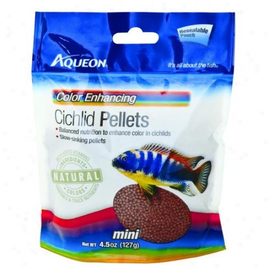 Aqueon Supplies 06187 Aqueon Cichlid Color Pellets