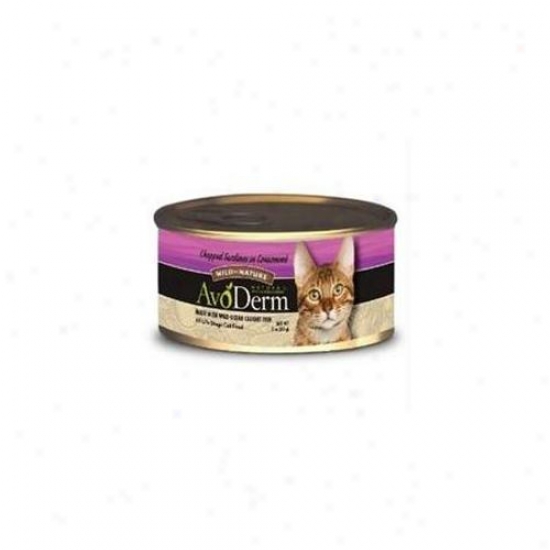 Avoderm Natural 60042 Avodedm Naturral Chopped Sardines/consomme Cat Food -2x3 Oz