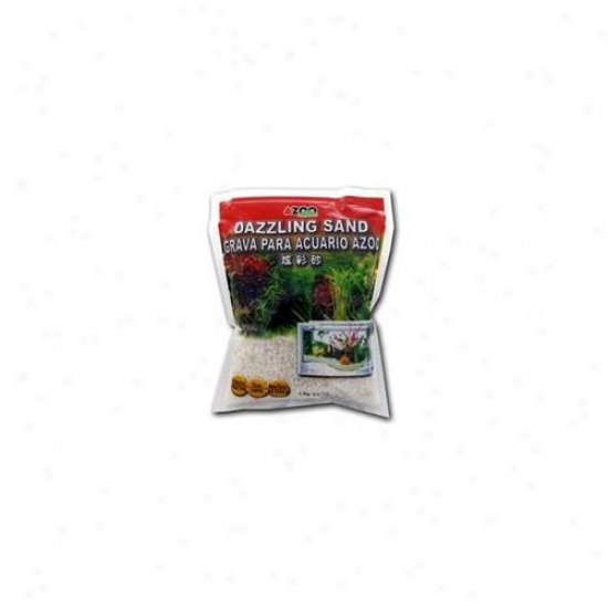 Azoo Az99220 Azoo Fluorescent Color Gravel For Aquarium - White