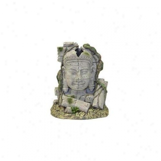 Blue Ribbon Pet Products Ablee542 Resin Ornament - Ancient Stonehead Ruin