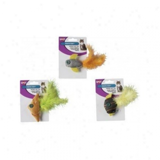 Ethical Cat 2803 Fish-n-fun Ballistic Toy