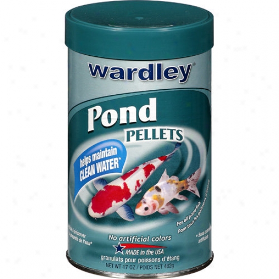 Hartz 17 Oz Wardley Pond Ten Floating Food Pellets  00670
