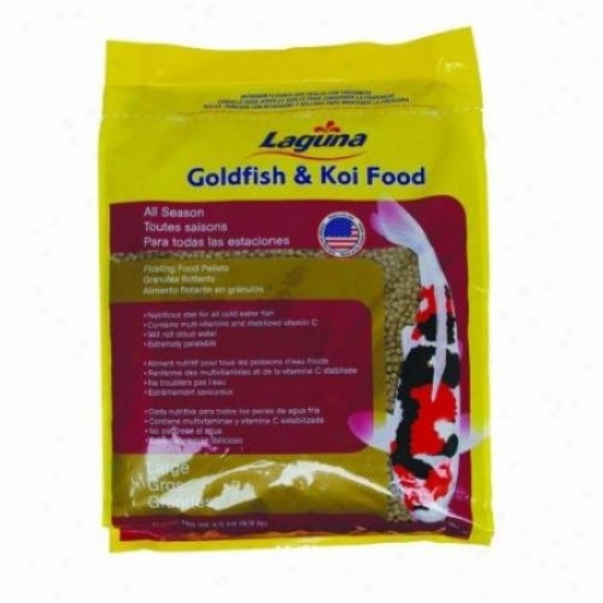 Laguna Water Garden Pt83 Goldfish And Koi Food Floating Pellets - All Season