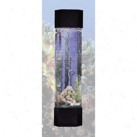 Midwest Tropical Fountain Aquatower 30 Gallon Pentagon Aquarium
