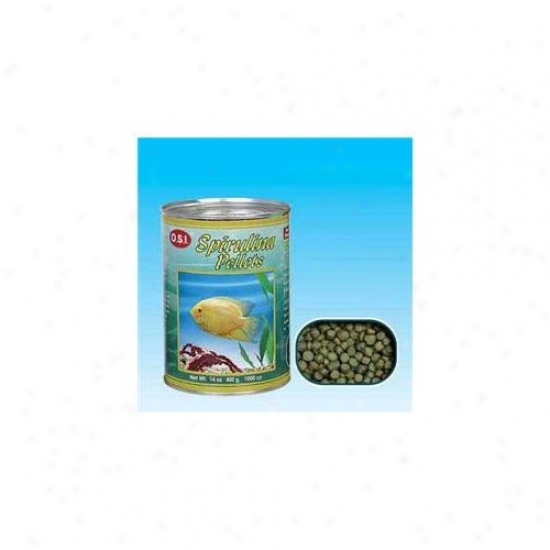 Ocean Star International Aosi1235 Medium Spirulina Pellets 12oz