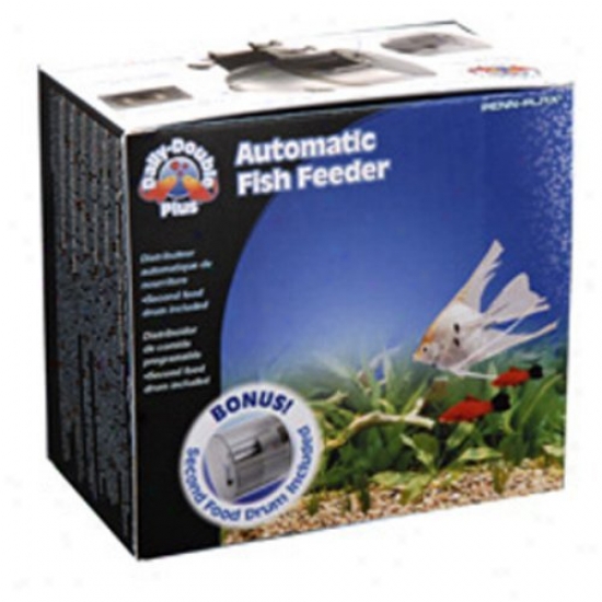 Penn Plax Daily Double Plus Programmable Fish Feeder