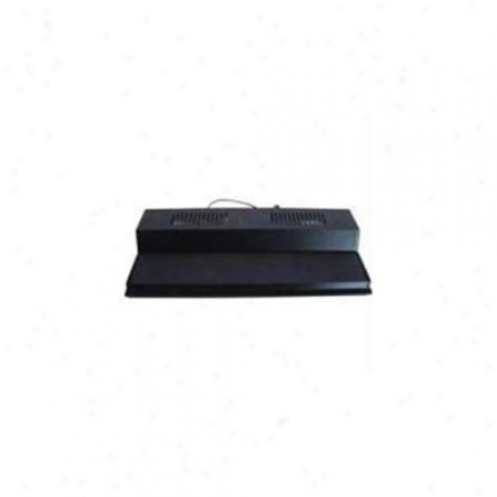 Perfecto Manufacturing - Recessed Full Hood - Incandescent- Black 24 X 12 - 77224