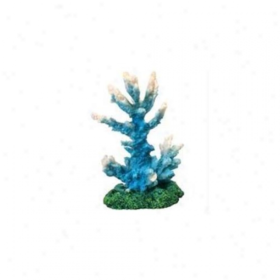 Pure Aquatic - Design Elements Arctic Blue Acro Coral Ornament- Arctic Blue - 257033