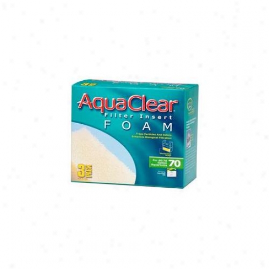 Rc Hagen A1396 Aquaclear 70 Foam Insert - 3-pack