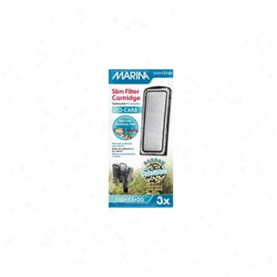 Rc Hagen A291 Marina Slim Filter Carbon Plus eCramic Cartridge, 3-pk