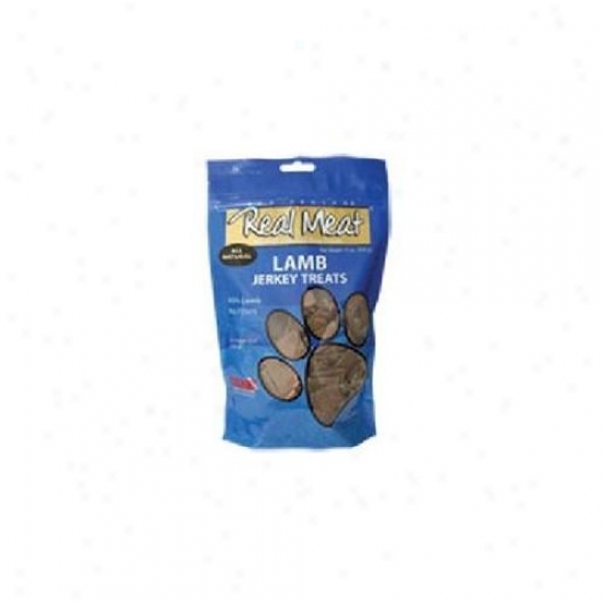 Real Meat 80037 12 Ounce Real Meat Lamb Treats For Dogs-1 Case