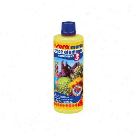 Sera Usa Oceanic Component 3 Trace Elements Anionic Saltwater Conditioning And Maintenance