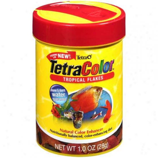 Tetra Tetracolor Tropical Flakes, 1 Oz