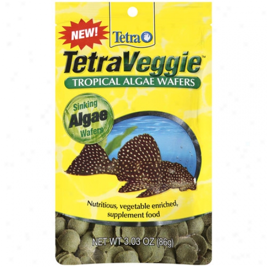 Tetra Tetraveggie Tropical Algae Wafers, 3.03 Oz