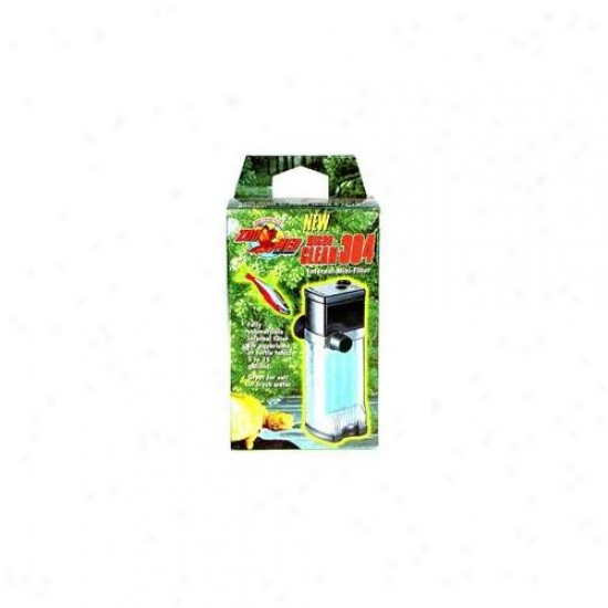 Zoo Med Laboratories Azmmc10 Micro Clean 304 Internal Mini Filter 5 To 15 Gallons