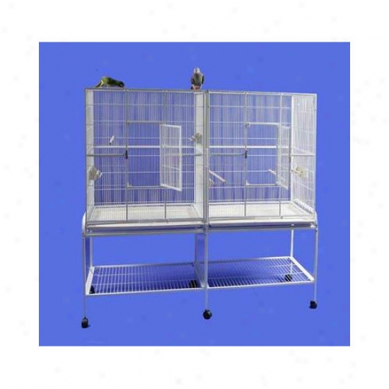 A&e Cage Co. Coupled Flight Bird Cage With Divider
