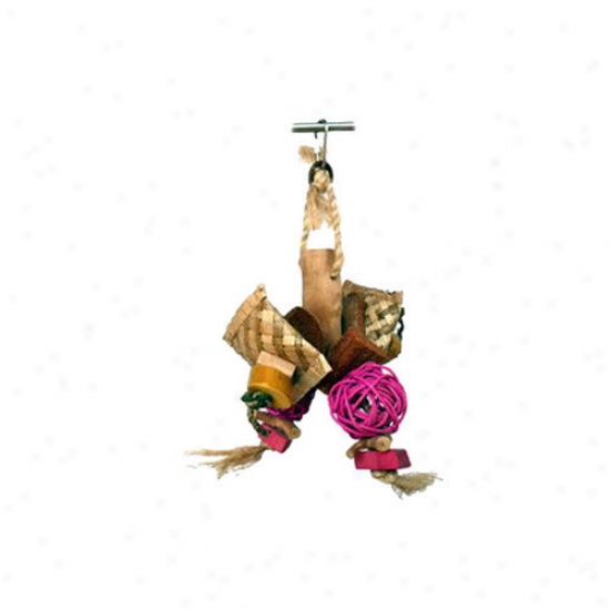 A&e Cage Co. Java Wood ChunkyM onster Bird Toy