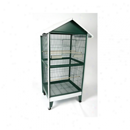 A&e Cage Co. Large Pitched Roof Aviary Bird Cage
