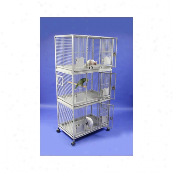 A&e Cage Co. Large Triple Stack Bird Cage