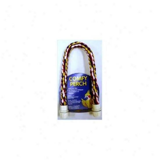 Aspen Pet Booda 305-56212 Aspen Pet Booda Comfy Perch Multicolor 14in Medium Bird Toy