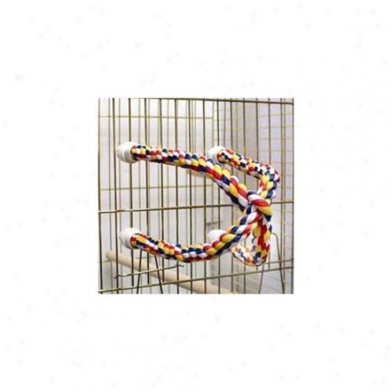 Aspen Favorite Booda 305-56132 Aspen Pet Booda Comfy Perch Multicolor 25in Ceoss Small Bird Toy