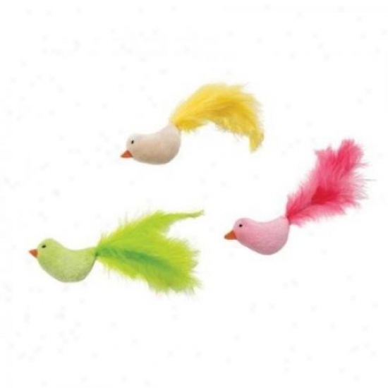 Ethical Cat 2798 Flicker Fun Feather Bird