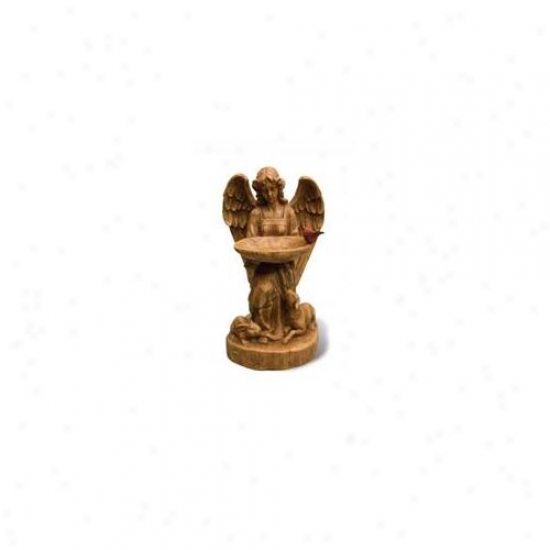 Evergreen Enterprises, Inc Eg941745 15. 75Ϋ' Birdbath Abundance Angel