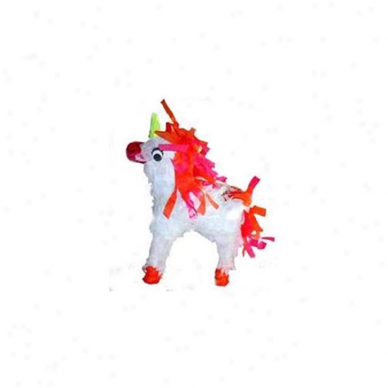 Trick It Pets 037-00109 Fetch It Pets Polly Wanna Pinata Unicorn 8 In Bird Toy