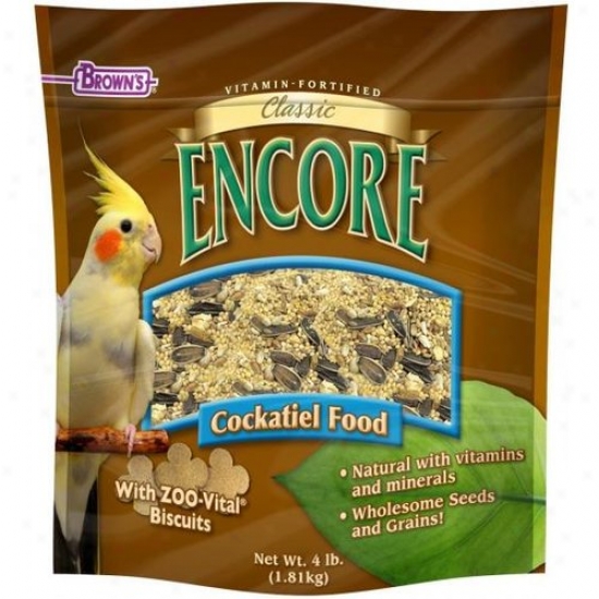 Fm Browns 54023-8 Encore Classic Natural Cockatiel Food
