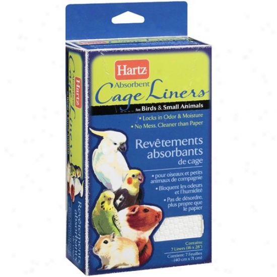 Hartz Living Absorbent Cage Liner For Fowl And Small Animal