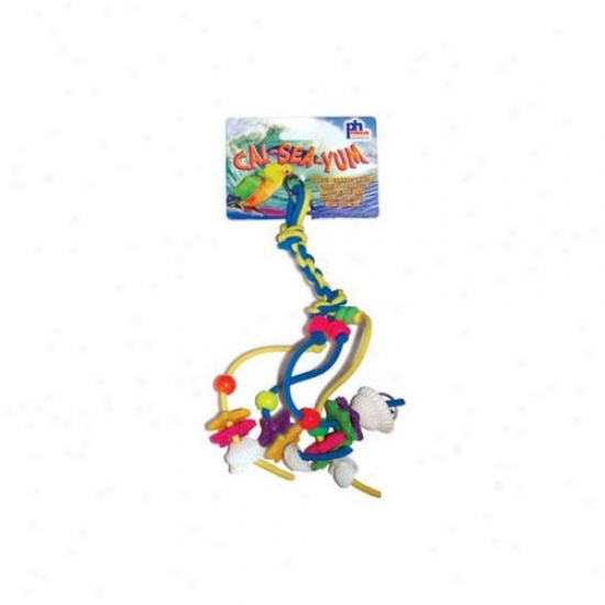 Prevue Hendryx Cal-sea-yum Braid Small Bird Toy