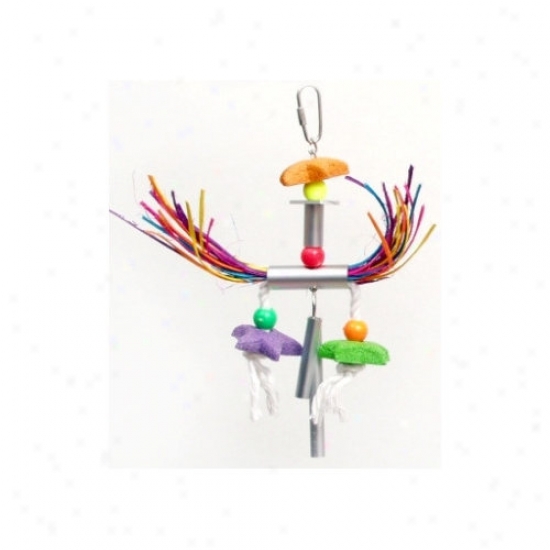 Prevue Hendryx Chime Time Windy Medium Bird Toy