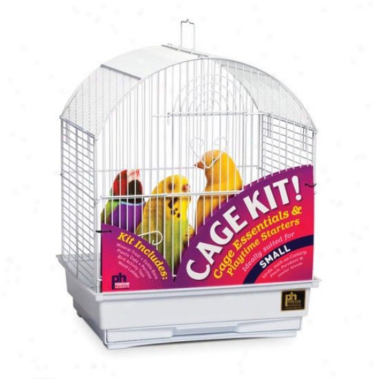 Prevue Hendryx Round Top Parakeet Bird Cage Starter Kit