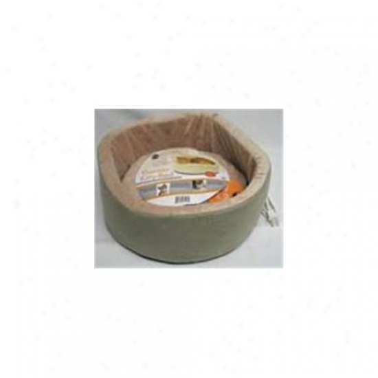 16 Inch Thermo Kitty Bed - Sage  - 3193