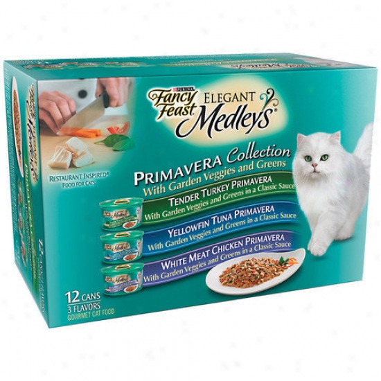 Fancy Feast Elegant Medley Primavera Collection Cat Food (case Of 2)