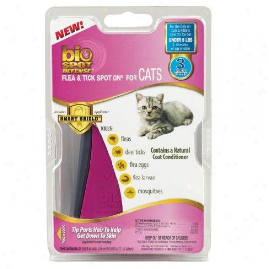 Farnam 100509372 Bio Spot Defense Flea And Tick Spot On For Cats