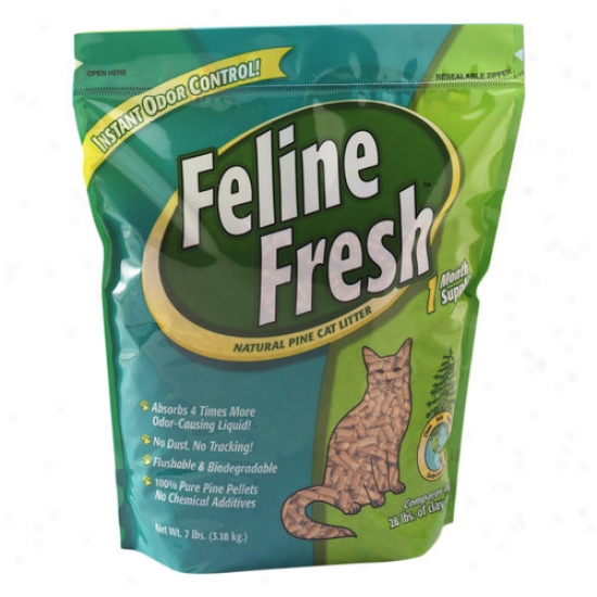 Feline Fresh Natural Pine Cat Litter, 7 Lbs
