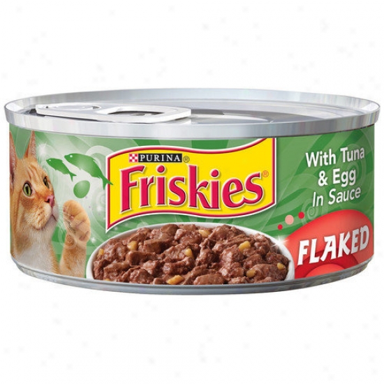 Friskies Flaked Tunq And Egg Wet Cat Food (5.5-oz Can, Case Of 24)