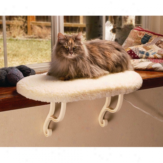 K&h Manufacturing Window Sill Heated Cat Bedd