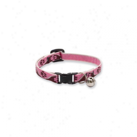 Lupine Pet Tickled Pink 1/2'' Adjustable Cat Safety Collar