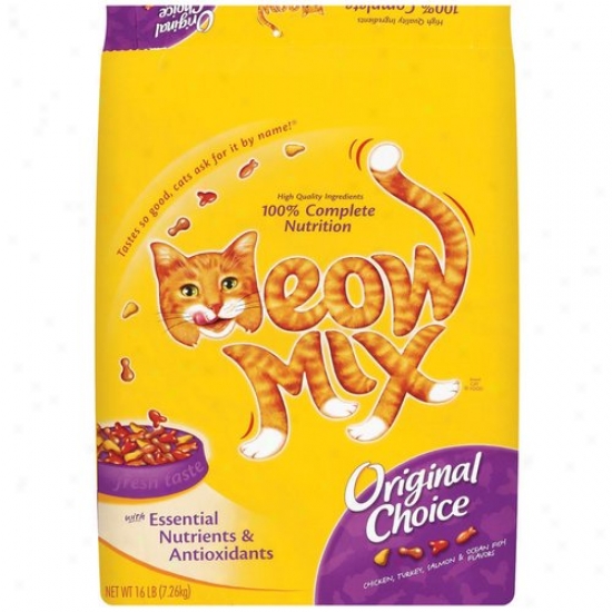 Meow Mix 29274-50225 Original Meow Mix Cat Food - 16-pound