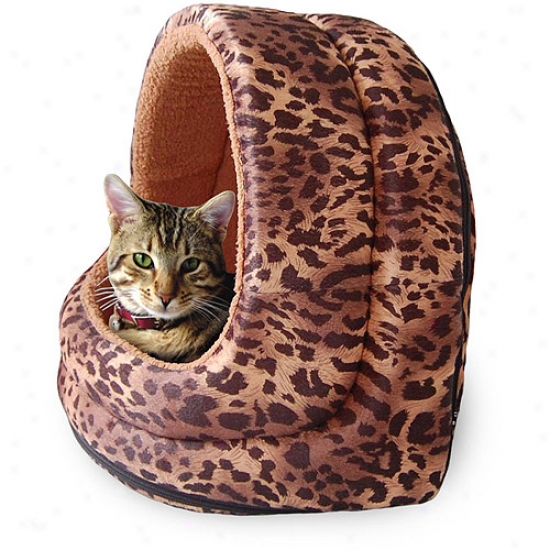Paw Furry Canopg Cave Pet Bed
