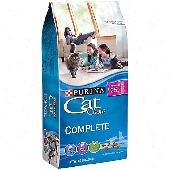 Purina Cat Chow Completee Cat Food, 6.3 Lbs