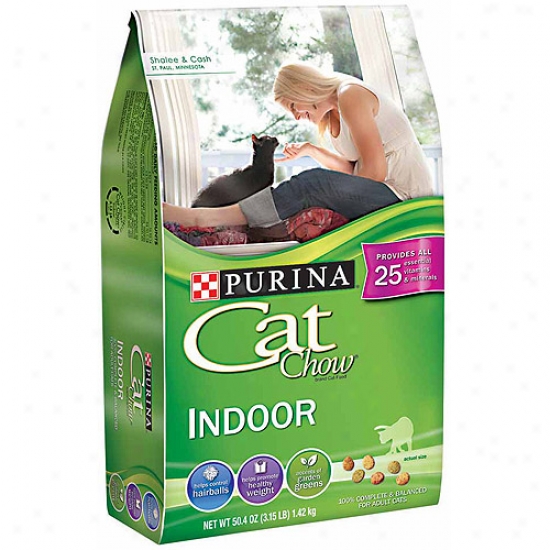 Purina Cat Chow Indoor Cat Food, 50.4 Oz