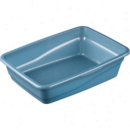 Sterilite Small Cat Litter Pan, Marina Blue