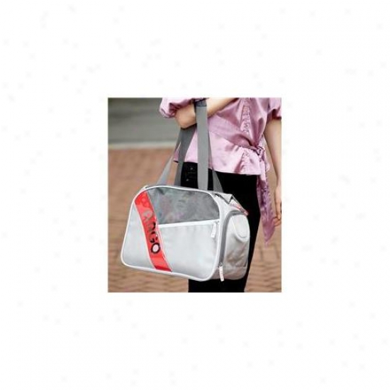 Teafco- Ac9c0006m City-pet Airline Approved Carrier Gray With White Trim - Medium