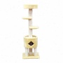 Classy Kitty Cat Furniture 66" Mlni Penthouse W/ 3 Post