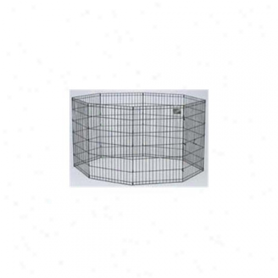 24  X36 Inch Exercise Pen With Door - Black  - 554-36dr